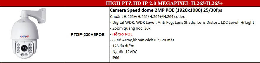 camera-ip-speed-dome-koreahd-PTZIP-230H5POE